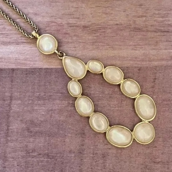 Lucky Brand Gold and Pearl Necklace - Picture 3 of 5